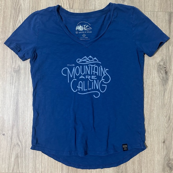 United by Blue Mountains are Calling organic tee s - Picture 2 of 7
